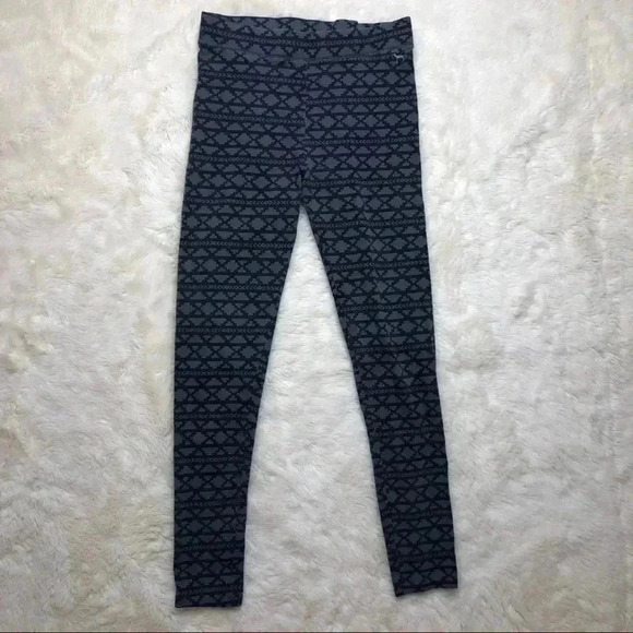 PINK By Victoria’s Secret Grey & Black Leggings SM - Picture 2 of 15
